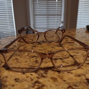 2 Pair of Clear Zenni glasses